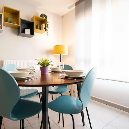 Chez Leon - Metro, Bus, Garage Double, 6 Personnes Apartment Villeurbanne Exterior photo